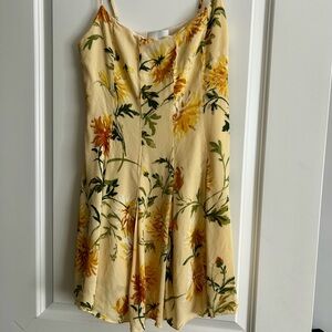 Reformation Sunflower Print Dress